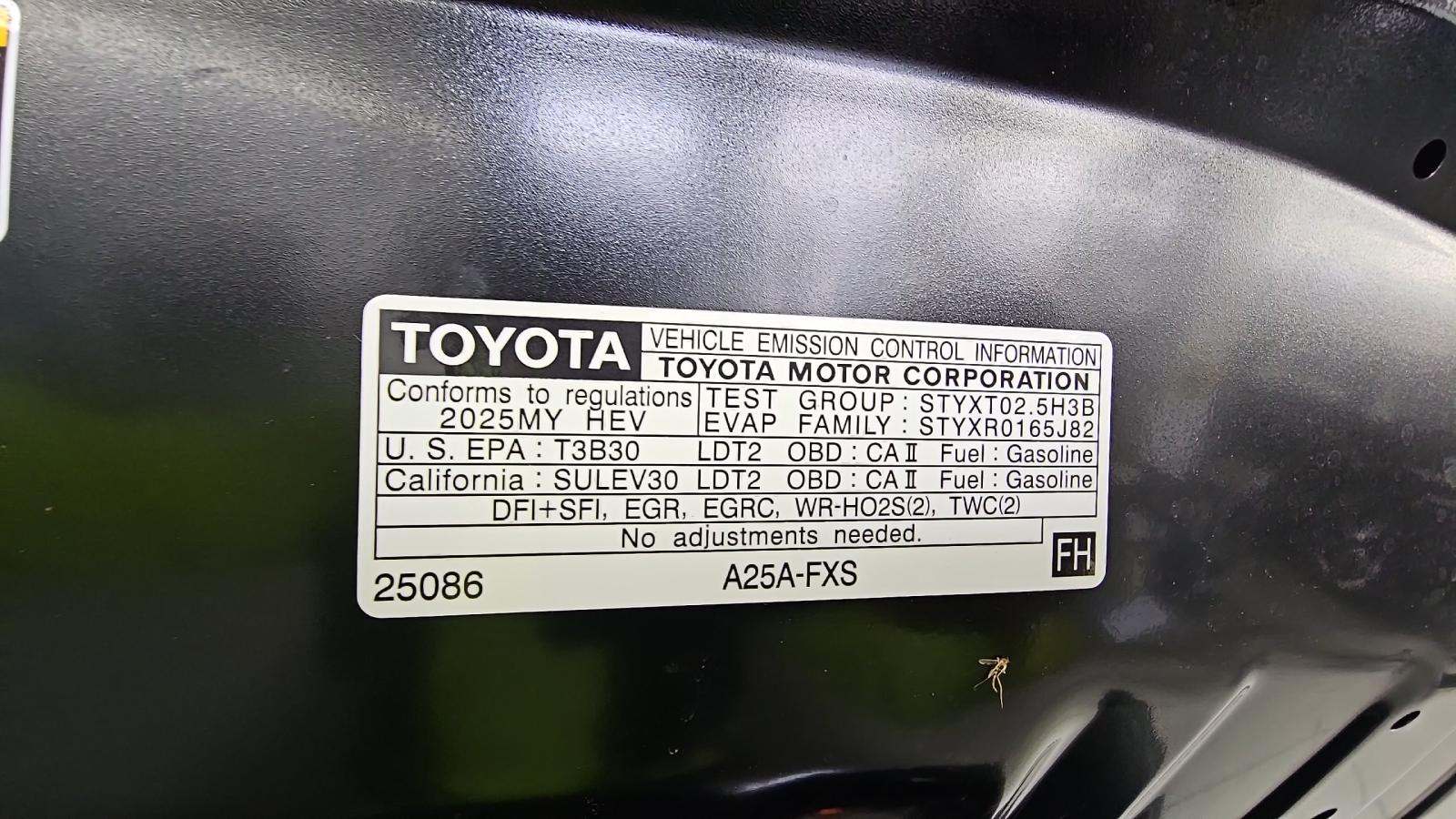 2025 Toyota RAV4 Hybrid LE AWD