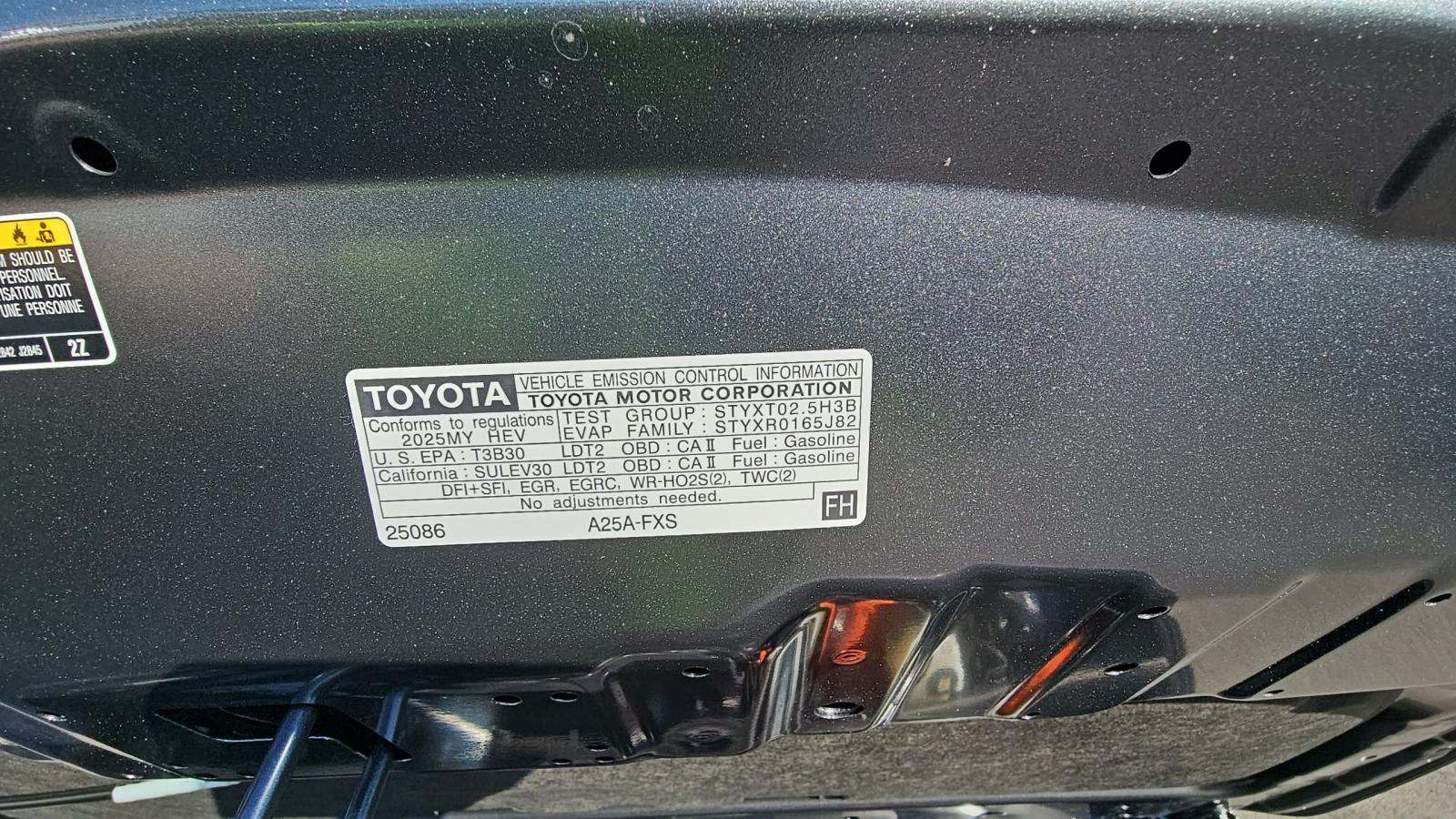 2025 Toyota RAV4 Hybrid LE AWD