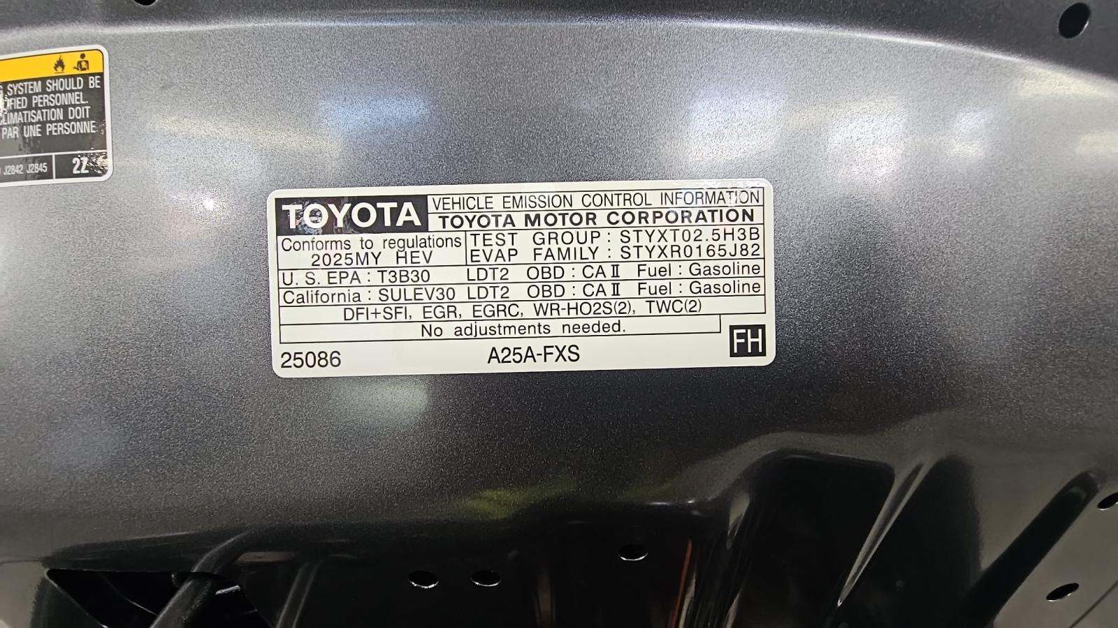 2025 Toyota RAV4 Hybrid LE AWD