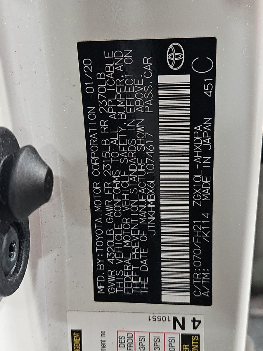 2020 Toyota C-HR LE FWD