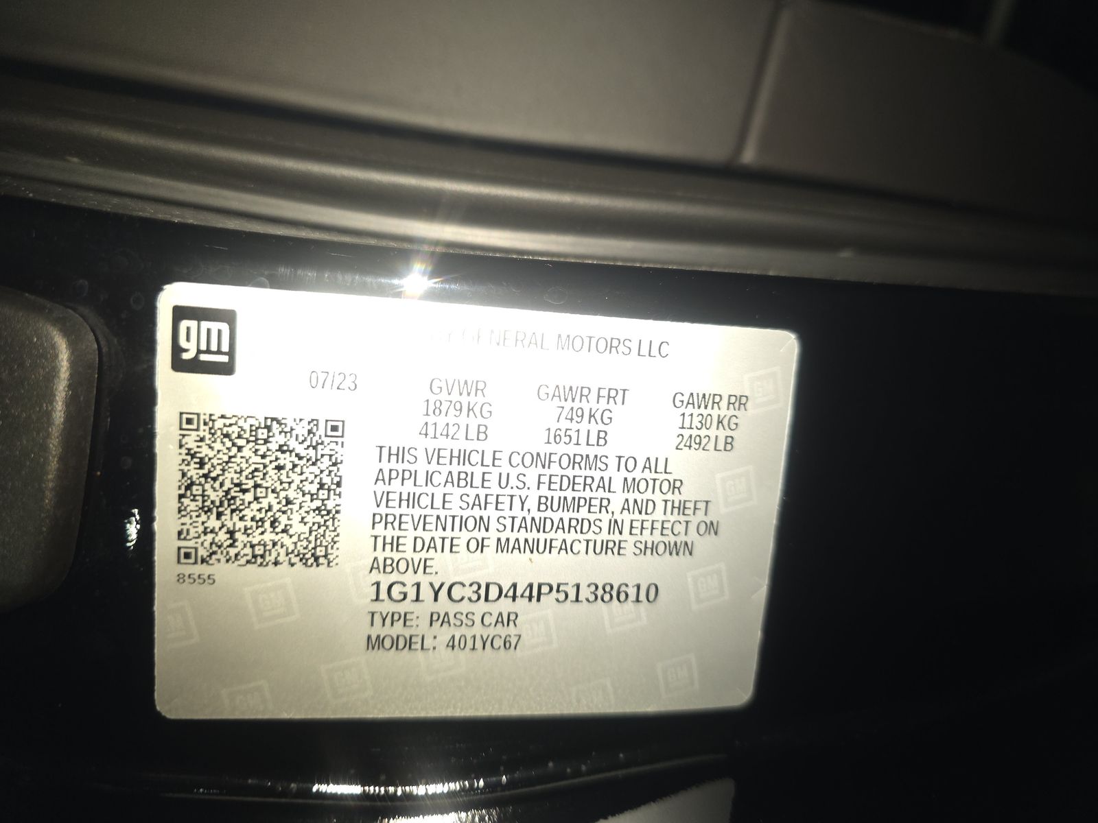 2023 Chevrolet Corvette Stingray RWD