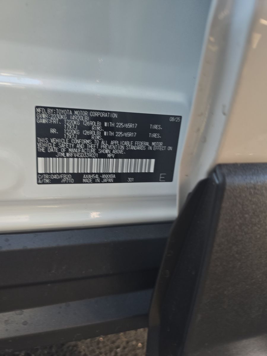 2025 Toyota RAV4 Hybrid LE AWD