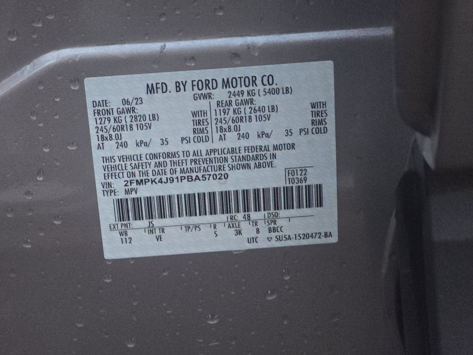 2023 Ford Edge SEL AWD