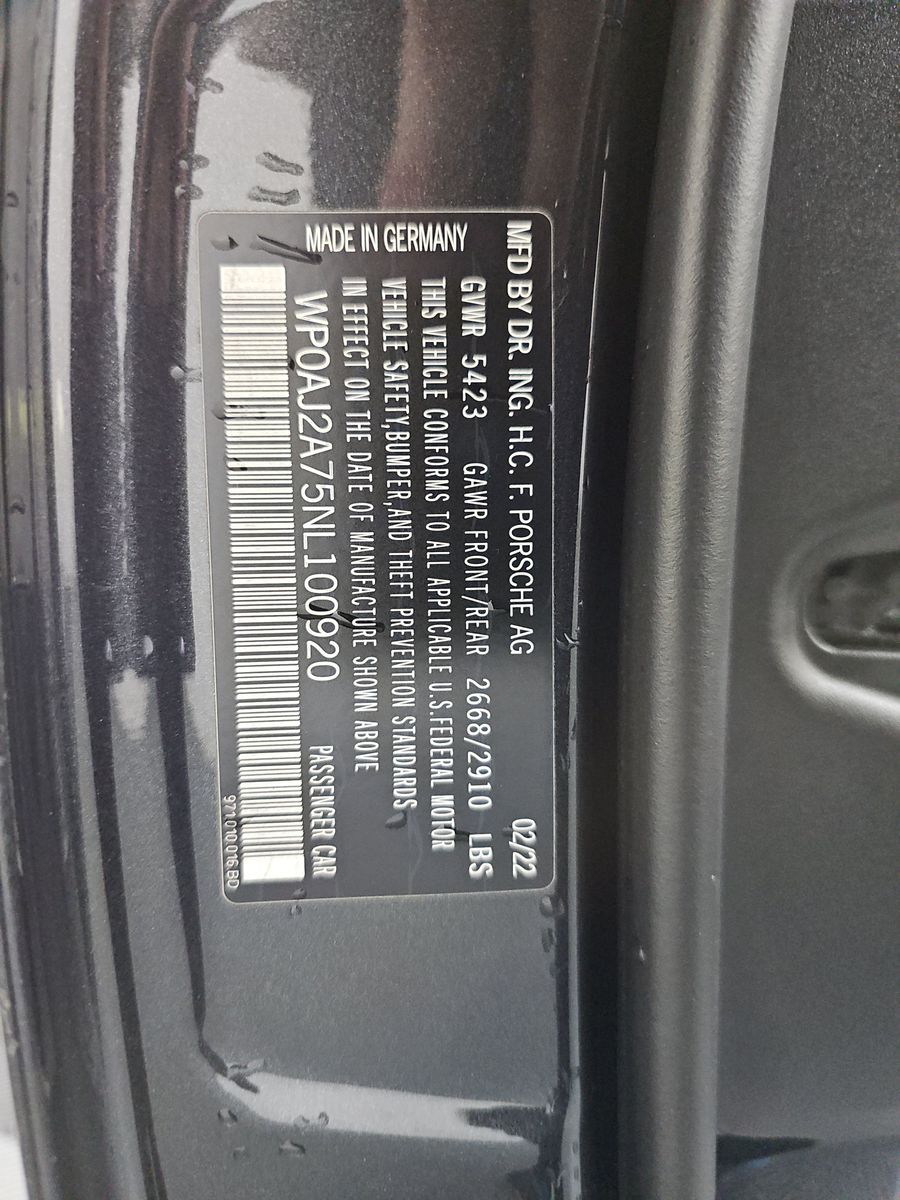 2022 Porsche Panamera 4 AWD