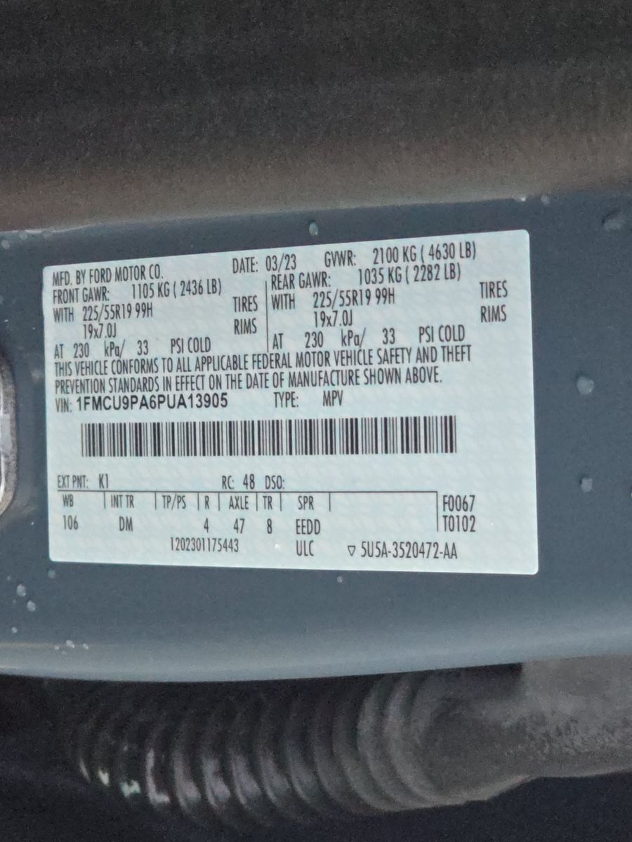 2023 Ford Escape ST-Line Elite AWD