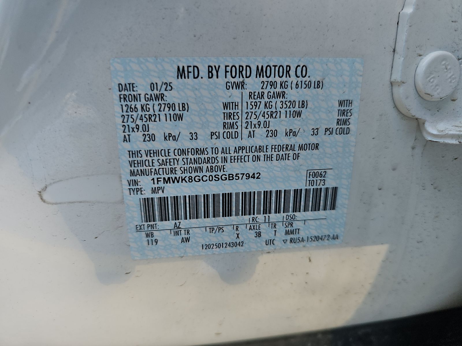 2025 Ford Explorer ST AWD