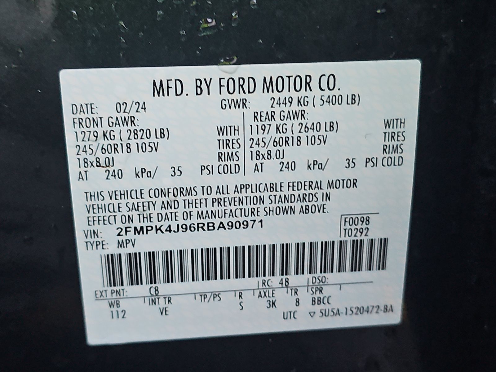 2024 Ford Edge SEL AWD