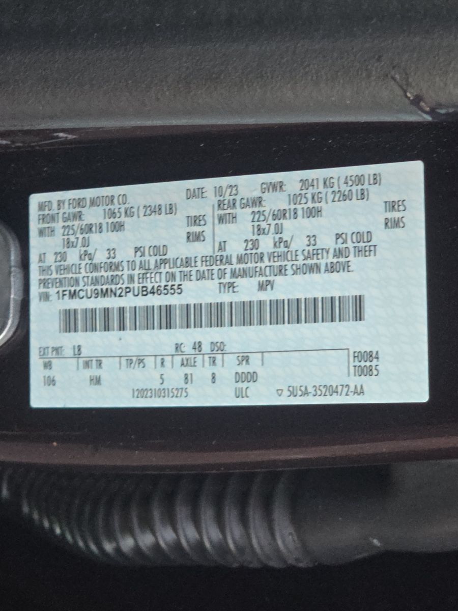 2023 Ford Escape ST-Line AWD