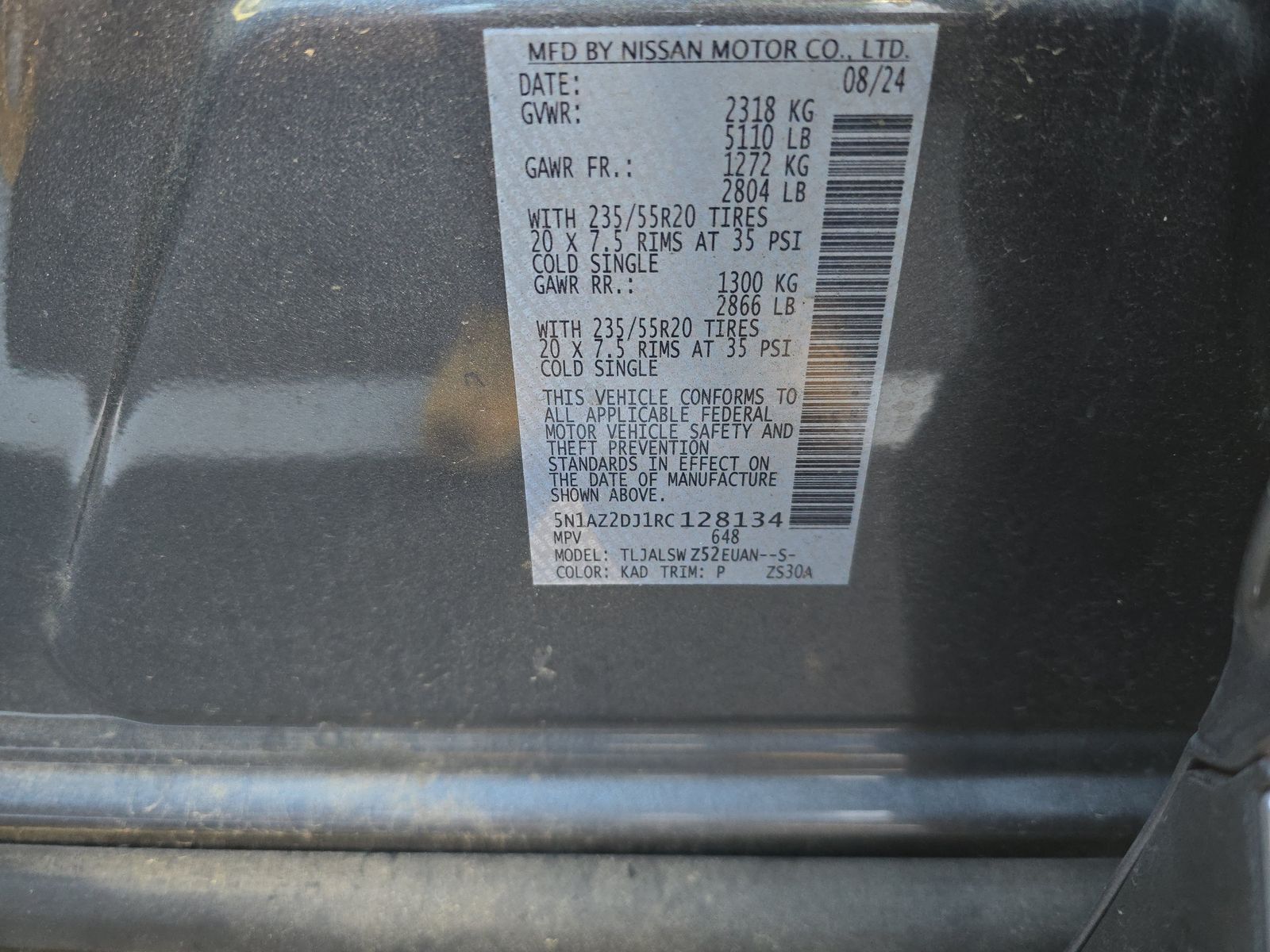 2024 Nissan Murano Platinum FWD