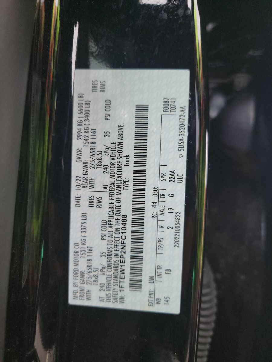 2022 Ford F-150 XLT AWD