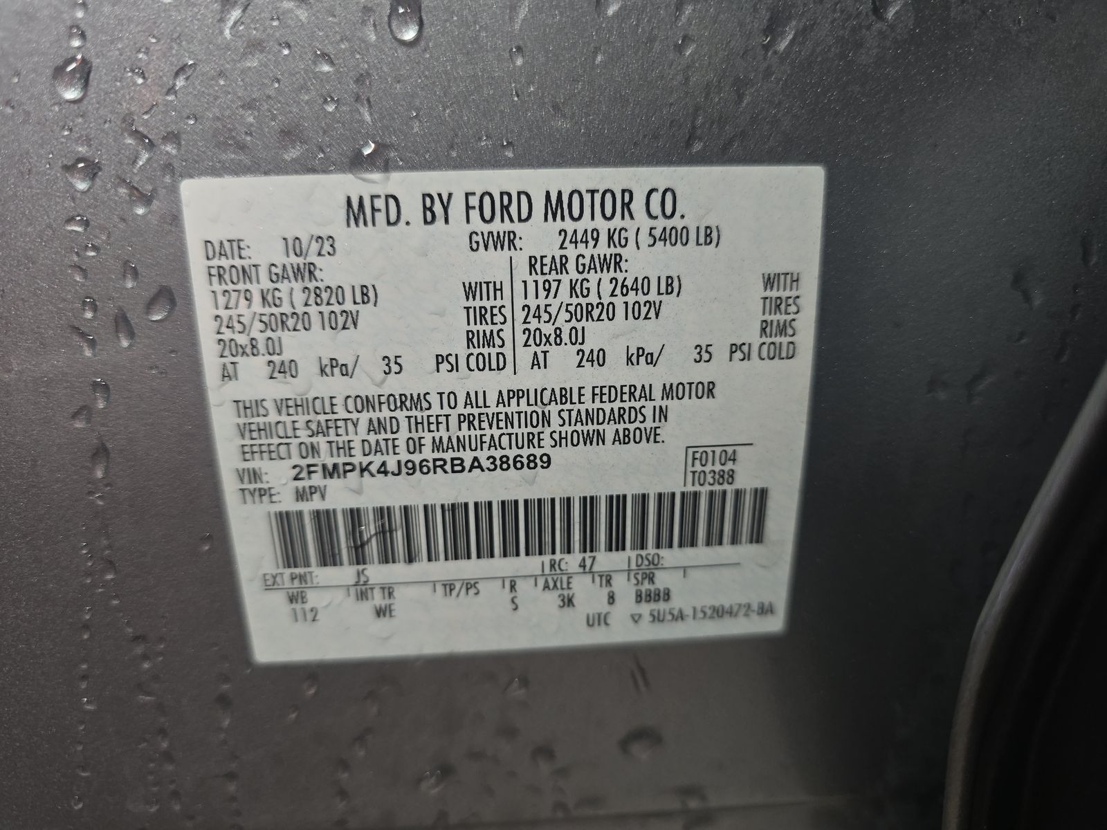 2024 Ford Edge ST-Line AWD