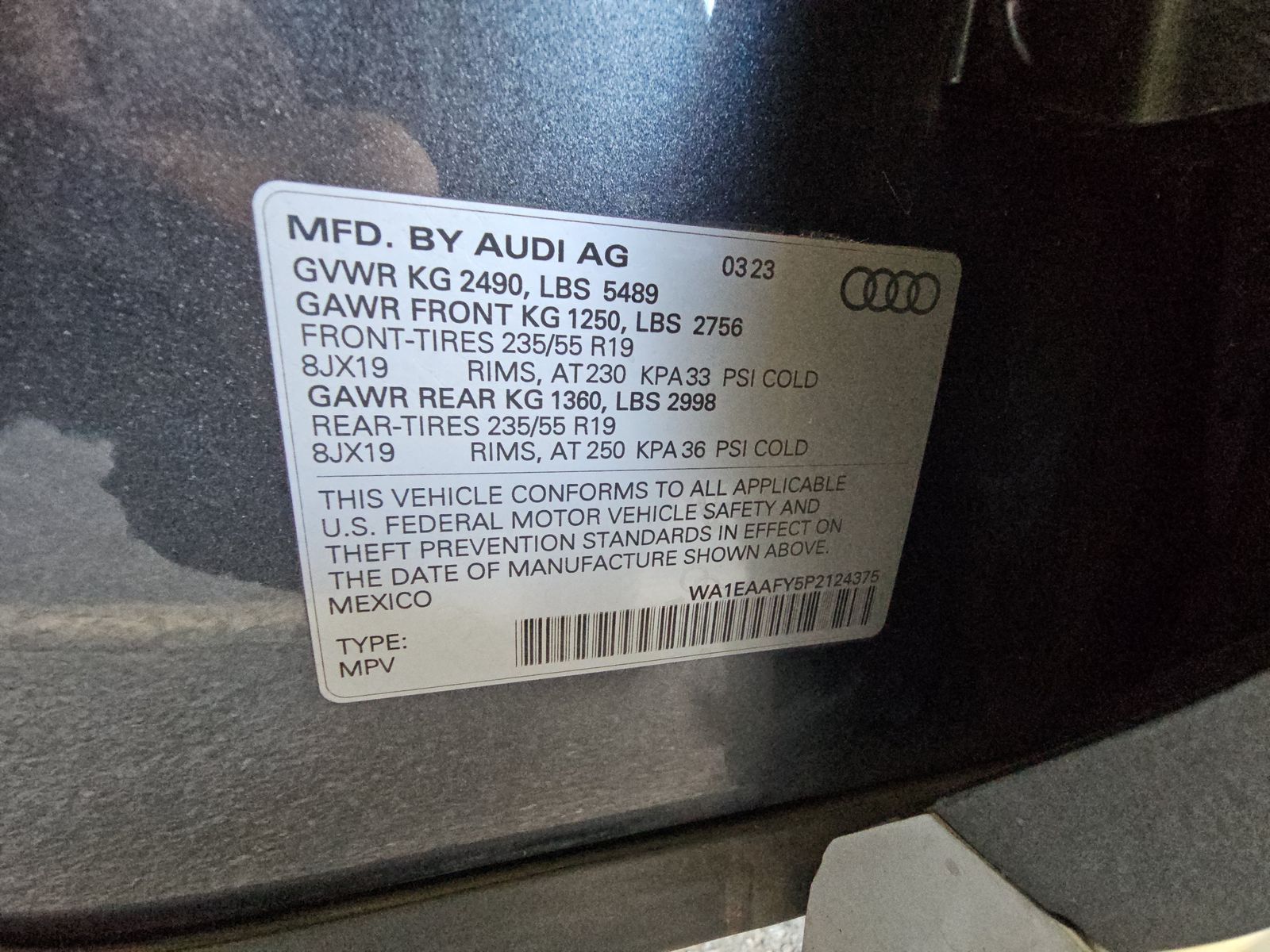 2023 Audi Q5 S line Premium Plus AWD