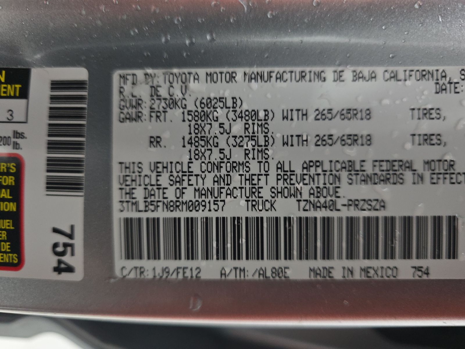 2024 Toyota Tacoma TRD Sport RWD