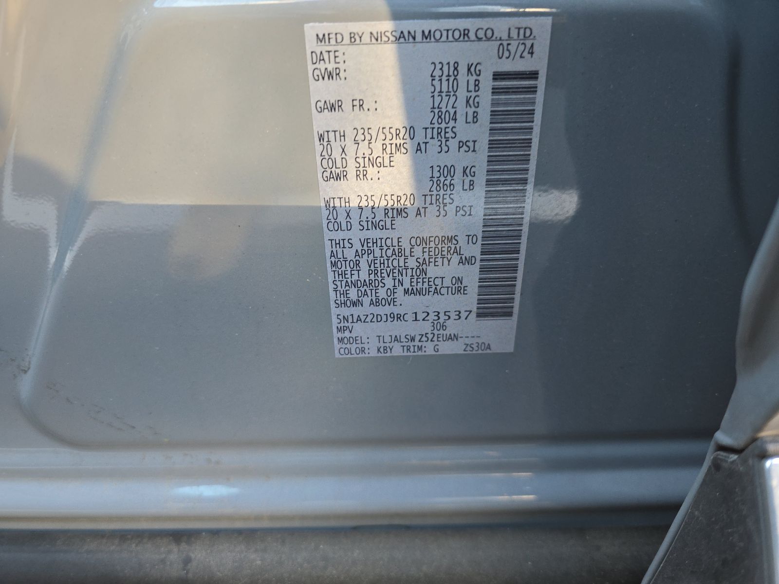 2024 Nissan Murano Platinum FWD