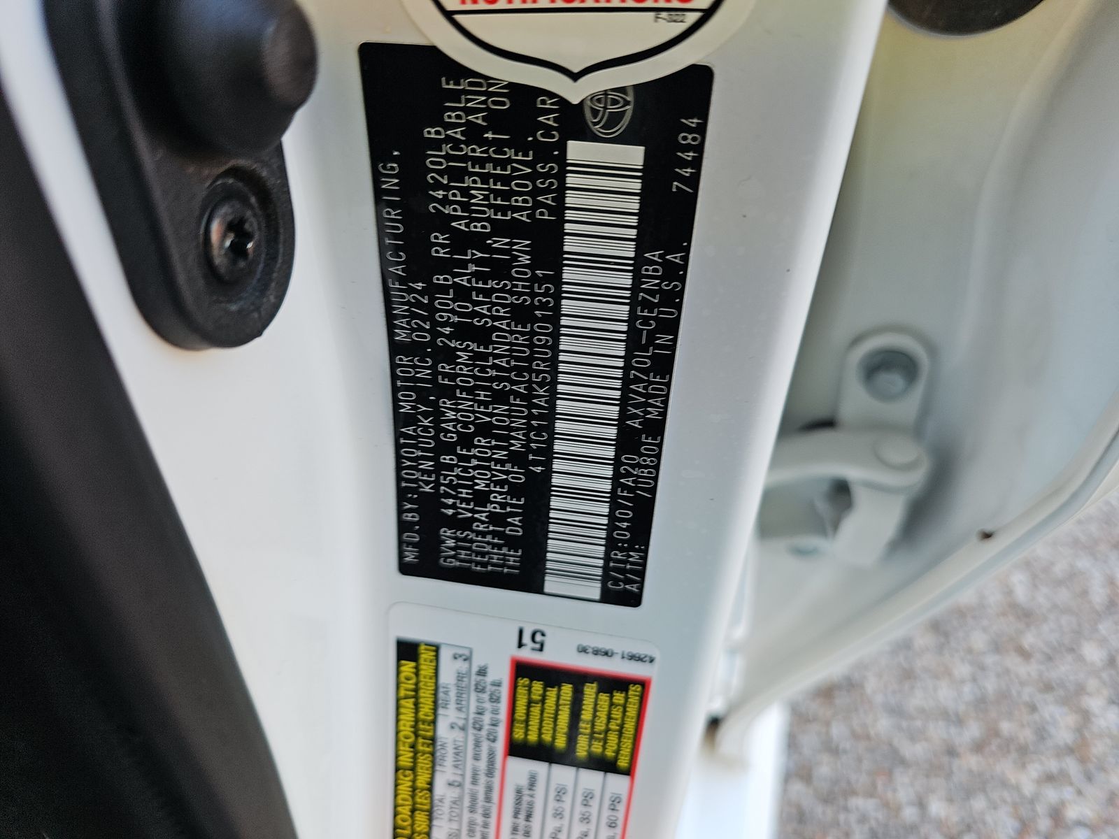 2024 Toyota Camry LE FWD