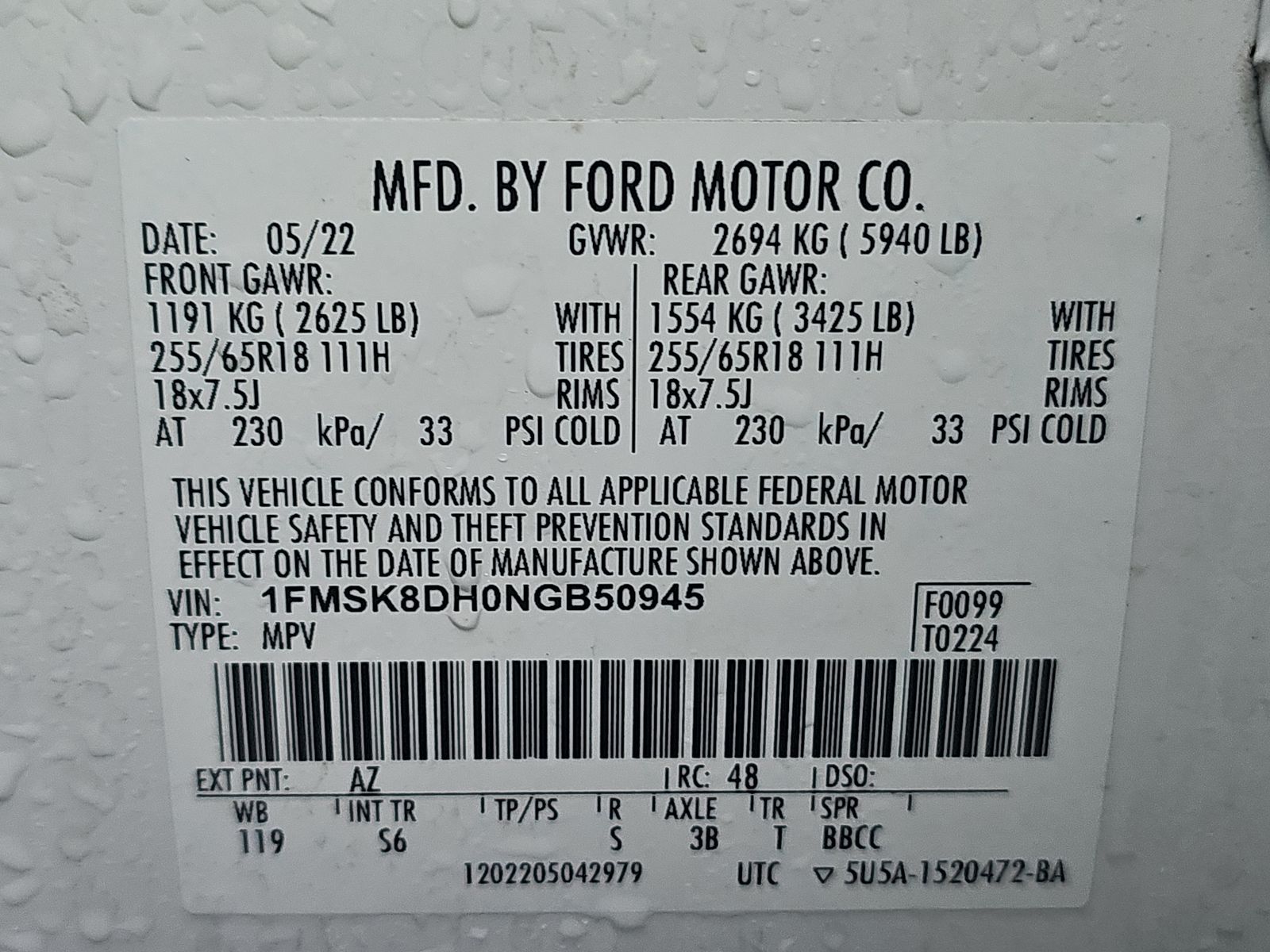 2022 Ford Explorer XLT AWD