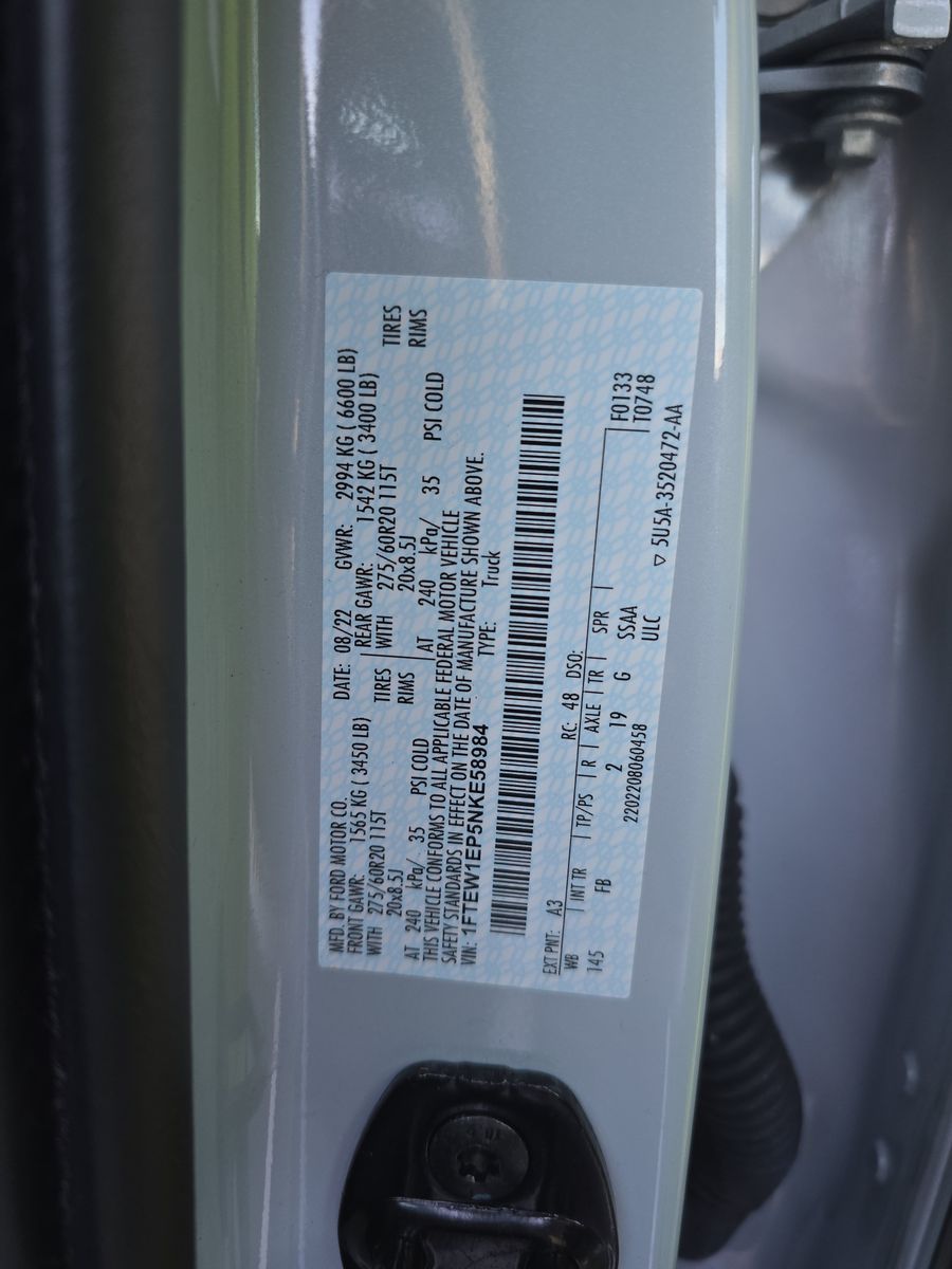 2022 Ford F-150 XLT AWD