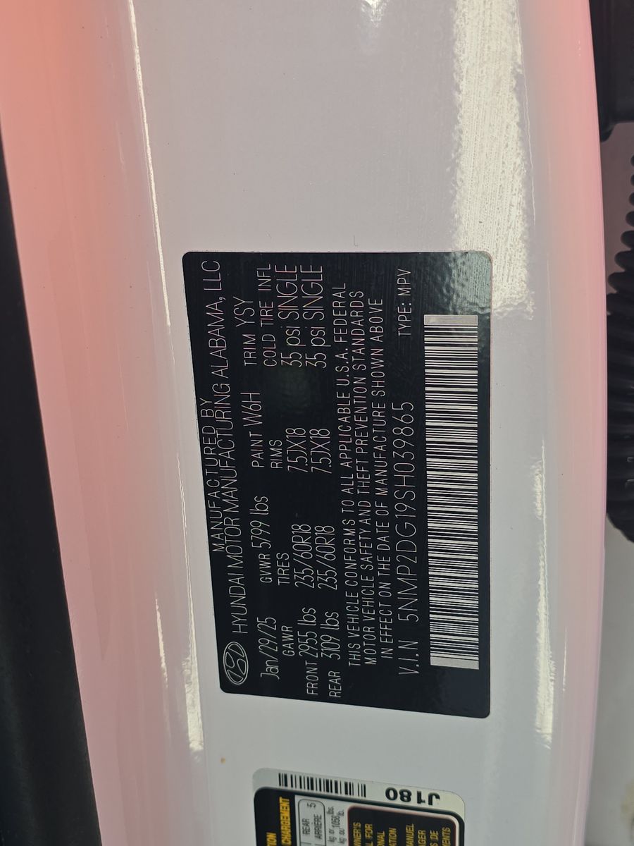 2025 Hyundai Santa Fe Hybrid SEL AWD