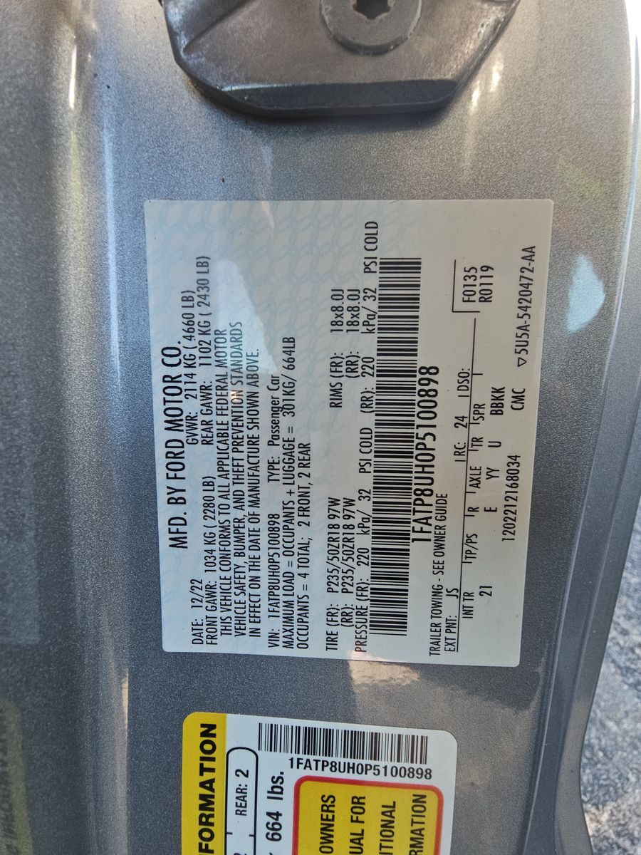 2023 Ford Mustang EcoBoost RWD