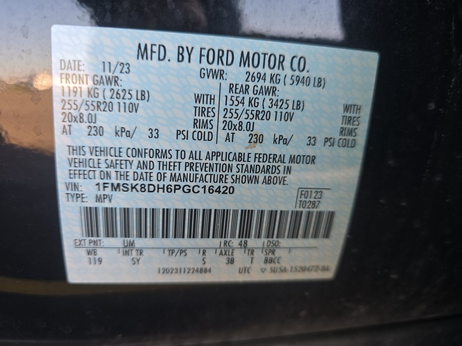 2023 Ford Explorer XLT AWD