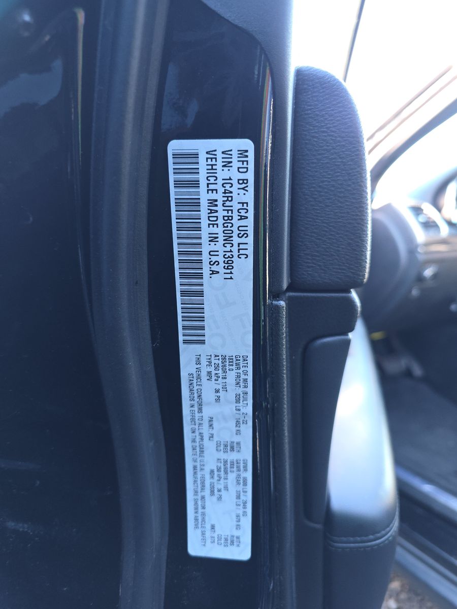 2022 Jeep Grand Cherokee Limited AWD