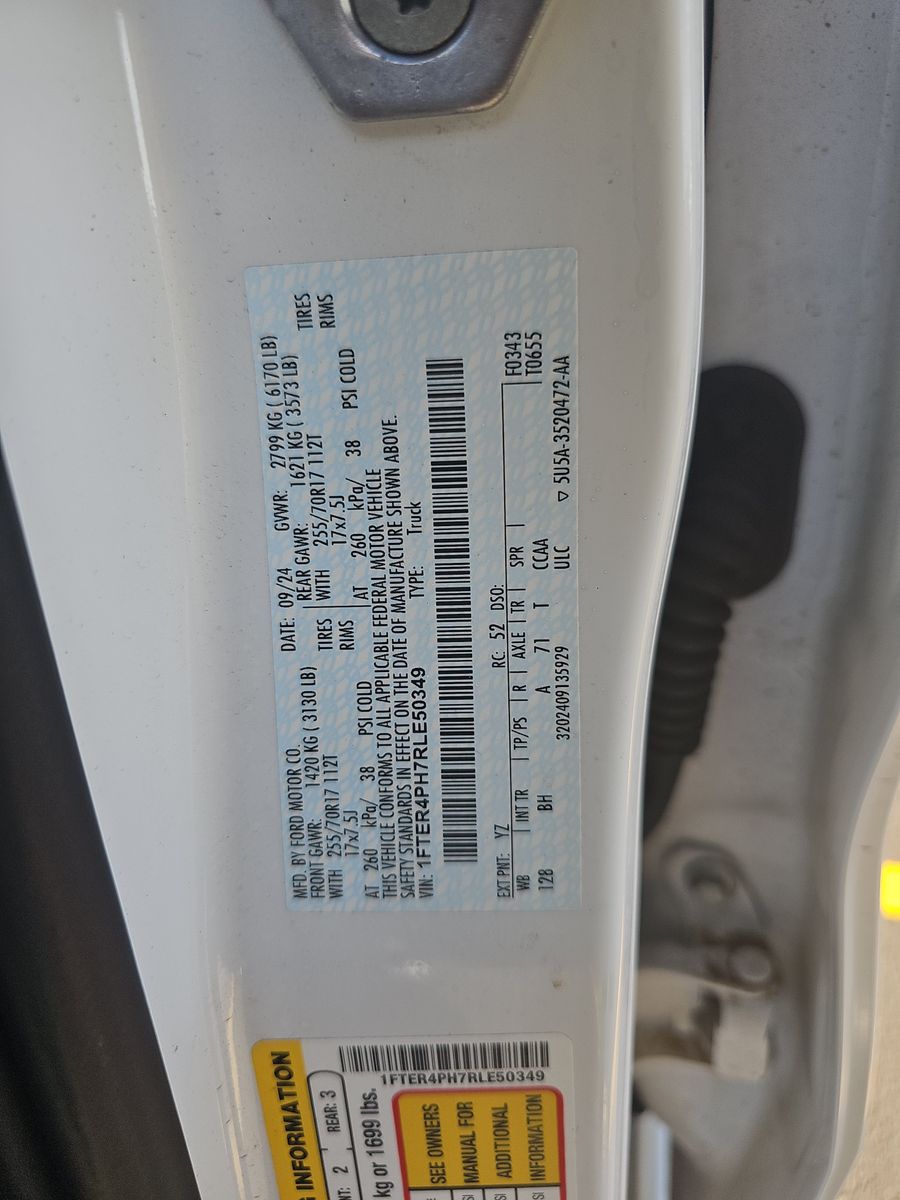 2024 Ford Ranger XL AWD