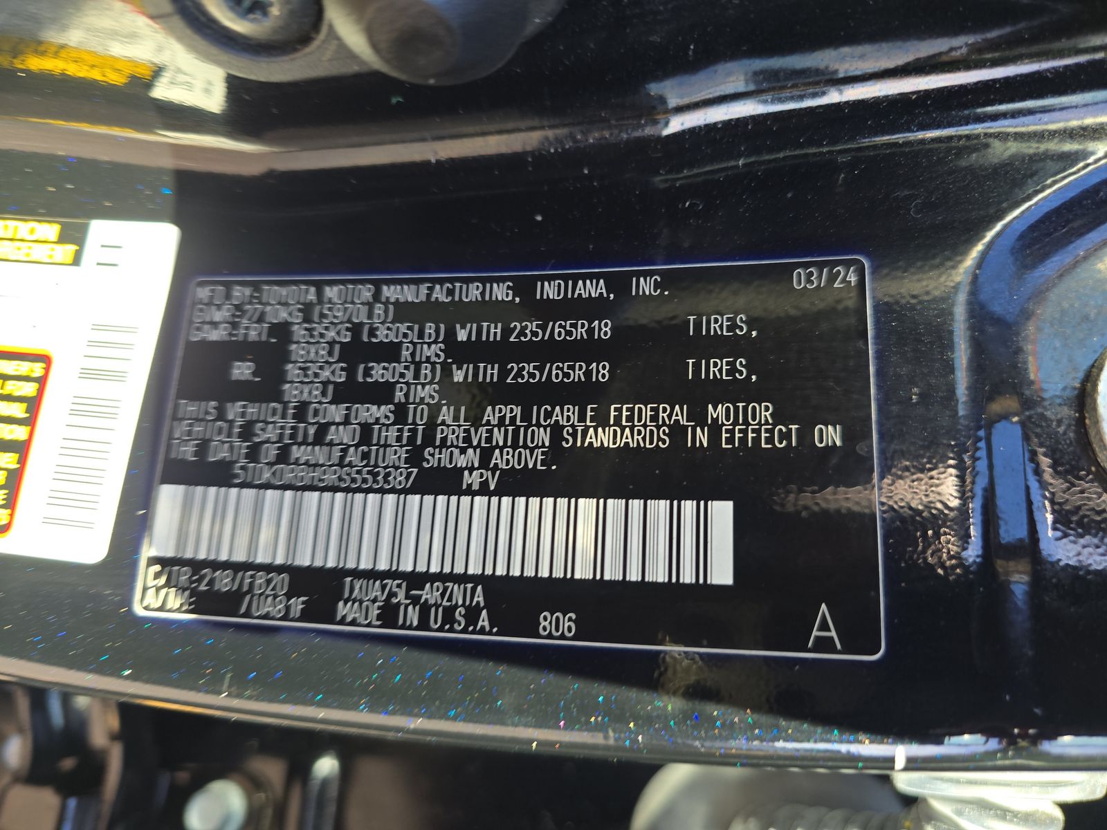 2024 Toyota Highlander LE AWD