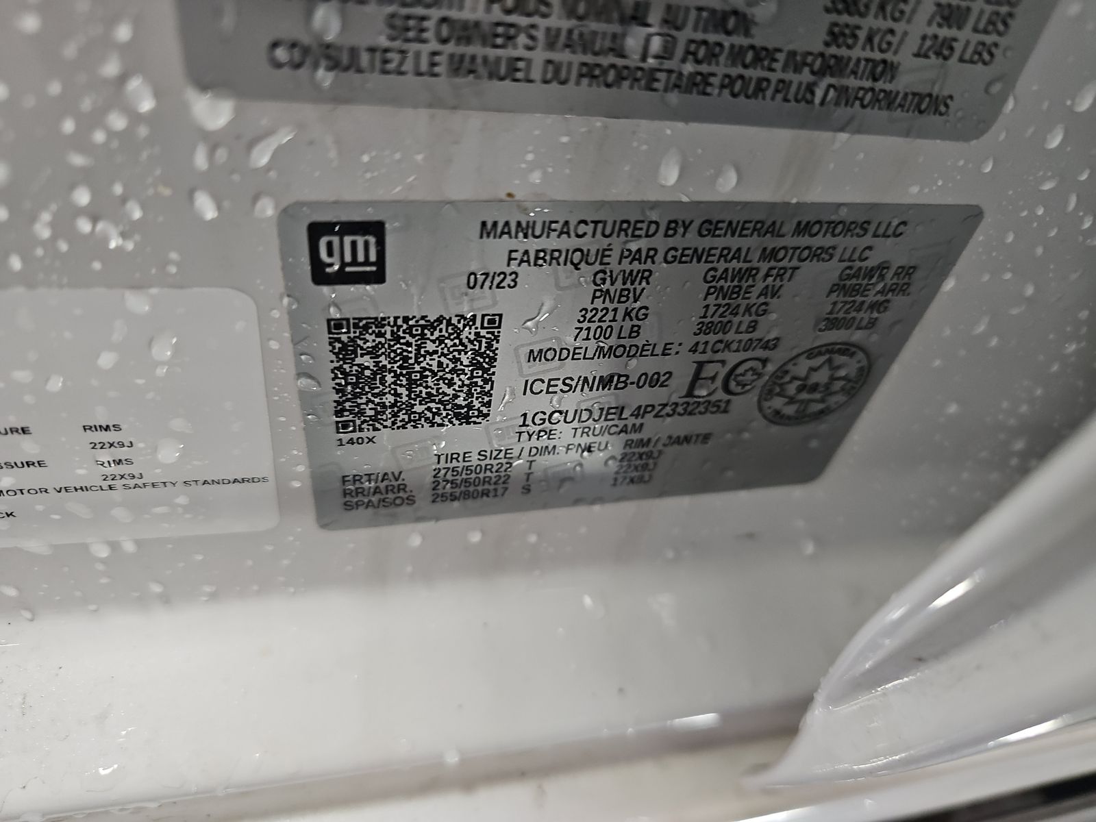 2023 Chevrolet Silverado 1500 High Country AWD