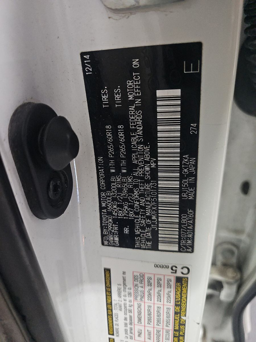 2015 Lexus GX GX 460 Luxury AWD