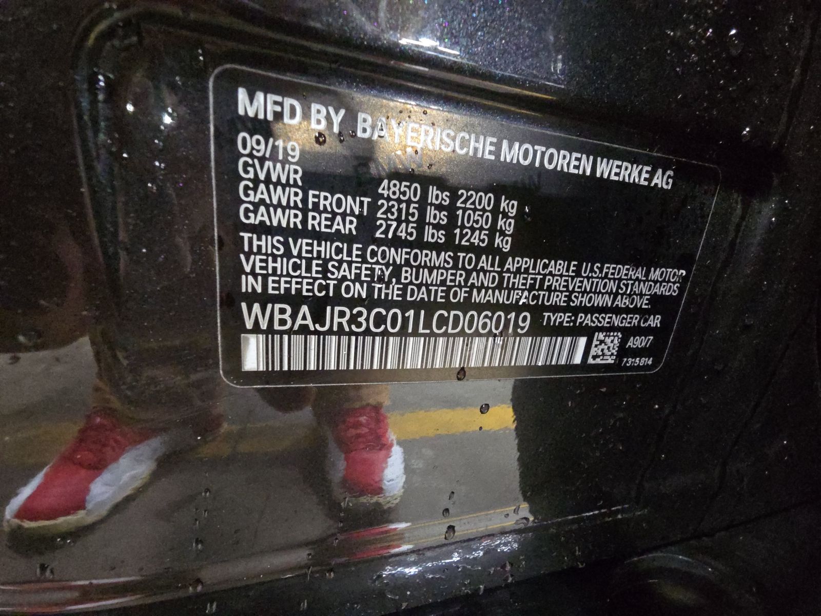 2020 BMW 5 Series 530i RWD