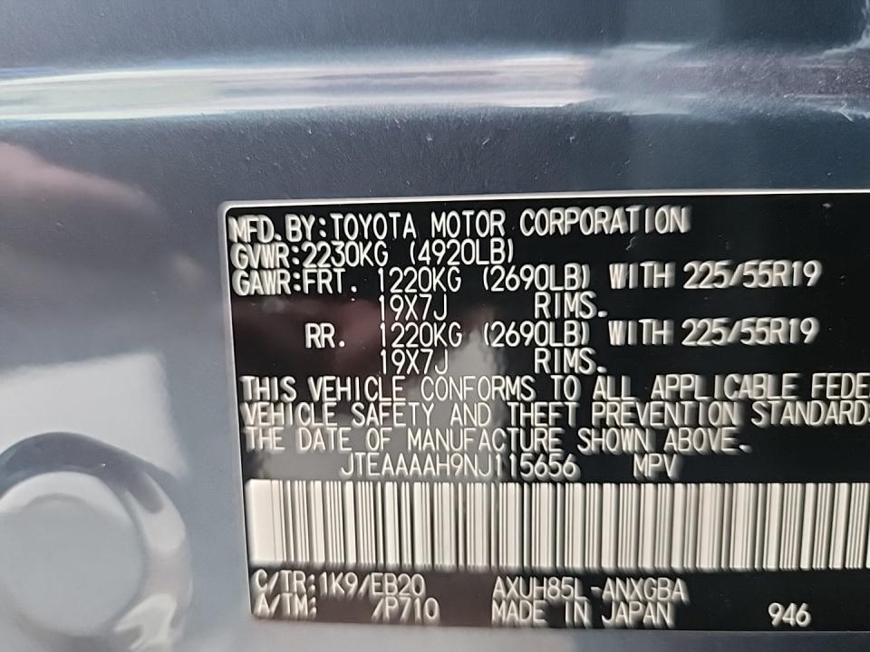 2022 Toyota Venza XLE AWD