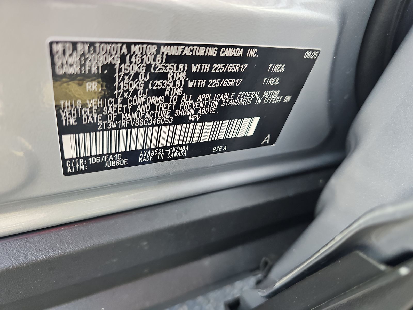 2025 Toyota RAV4 XLE FWD