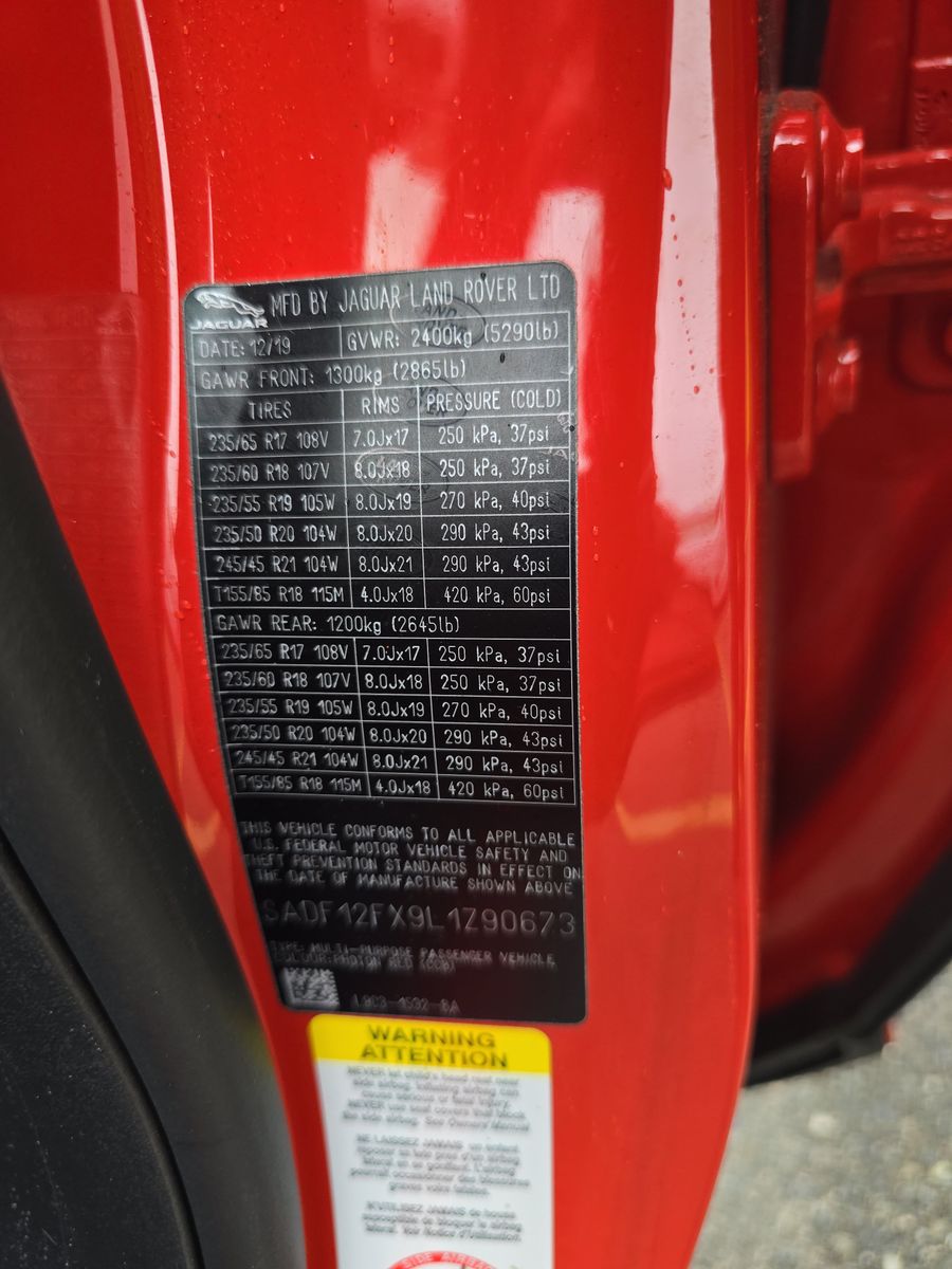 2020 Jaguar E-PACE Checkered Flag AWD