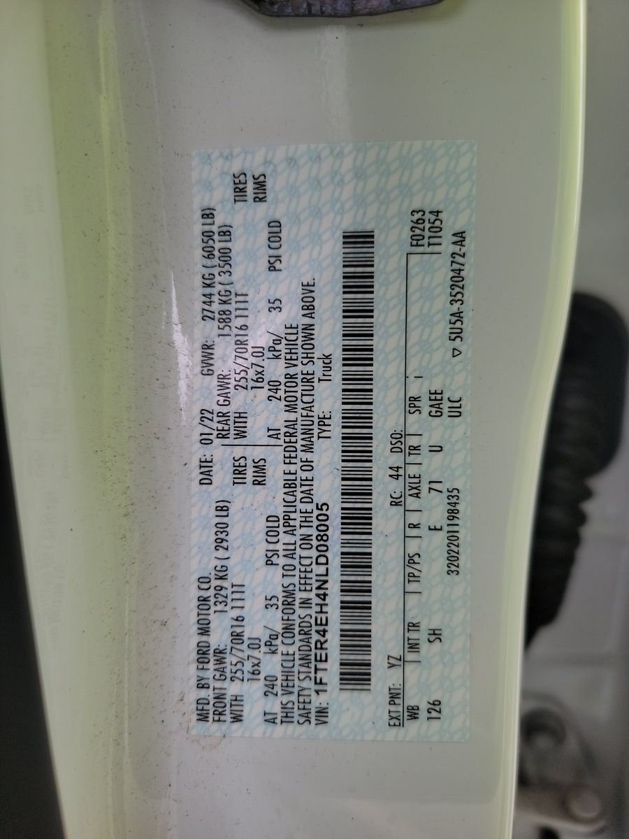 2022 Ford Ranger XL RWD