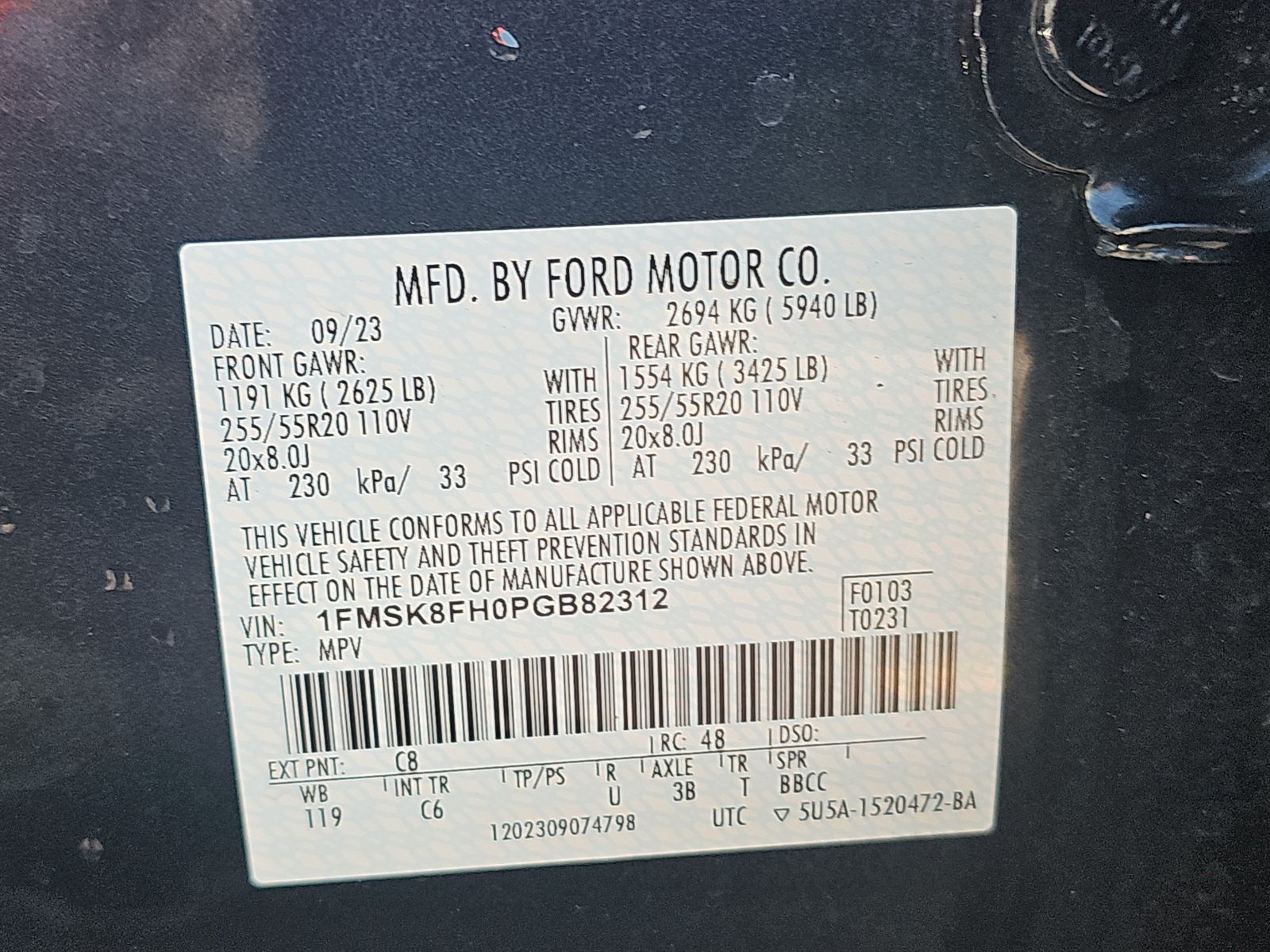 2023 Ford Explorer Limited AWD