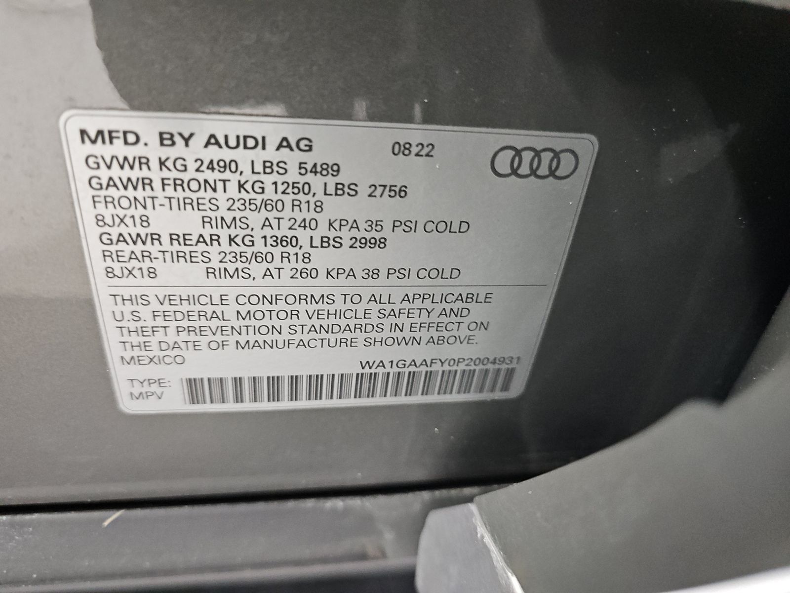 2023 Audi Q5 S line Premium AWD