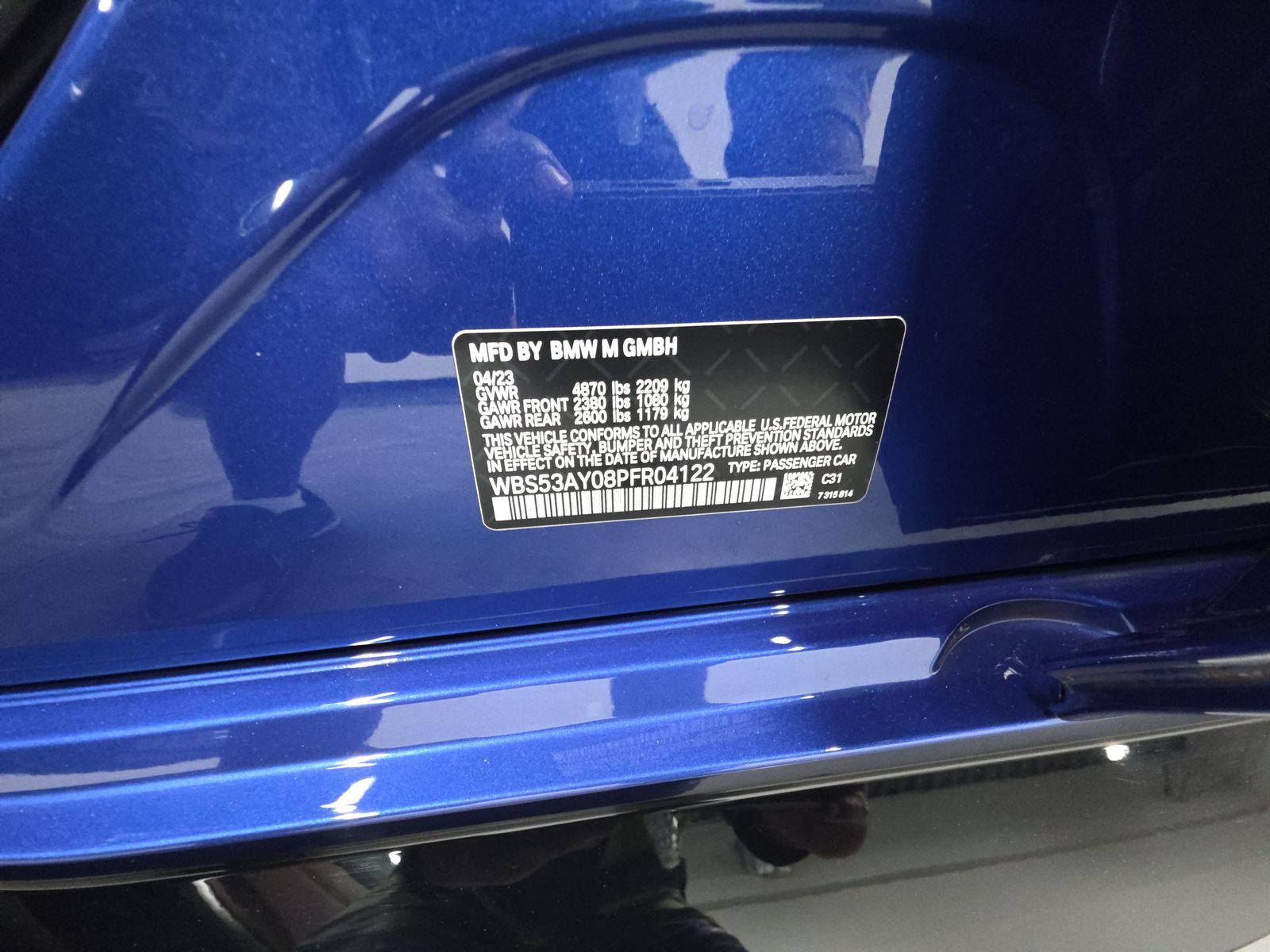 2023 BMW M3 Base RWD