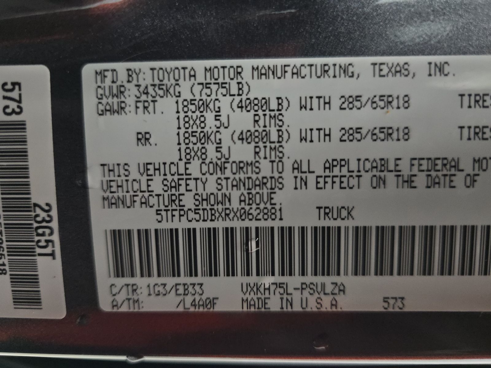 2024 Toyota Tundra Hybrid TRD Pro AWD