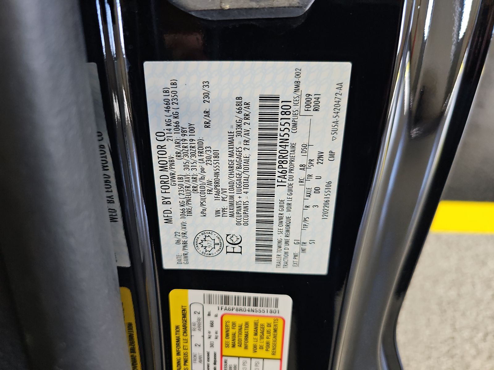 2022 Ford Mustang Mach 1 RWD