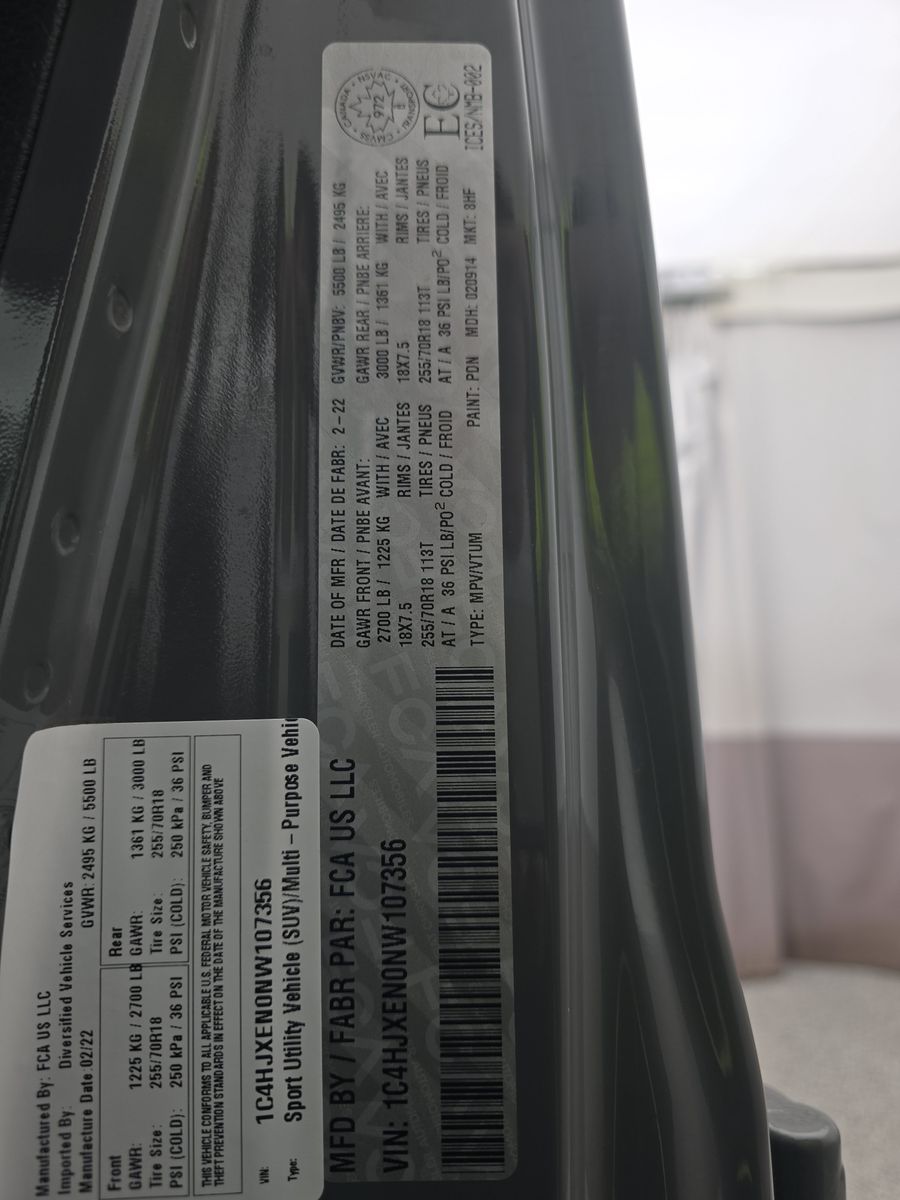 2022 Jeep Wrangler Unlimited Sahara AWD