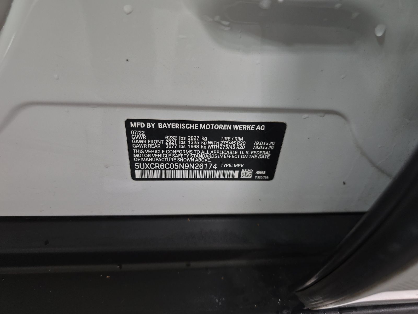 2022 BMW X5 xDrive40i AWD