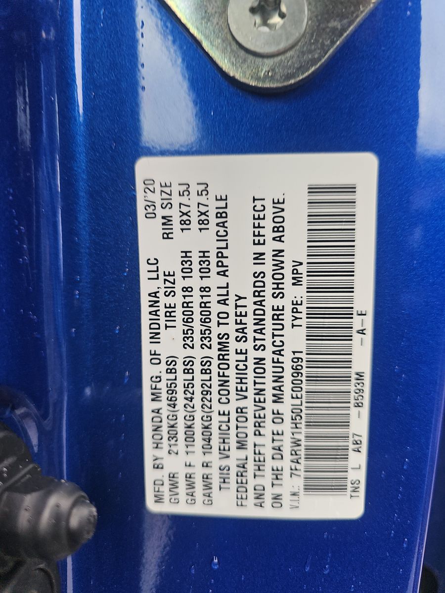 2020 Honda CR-V EX FWD