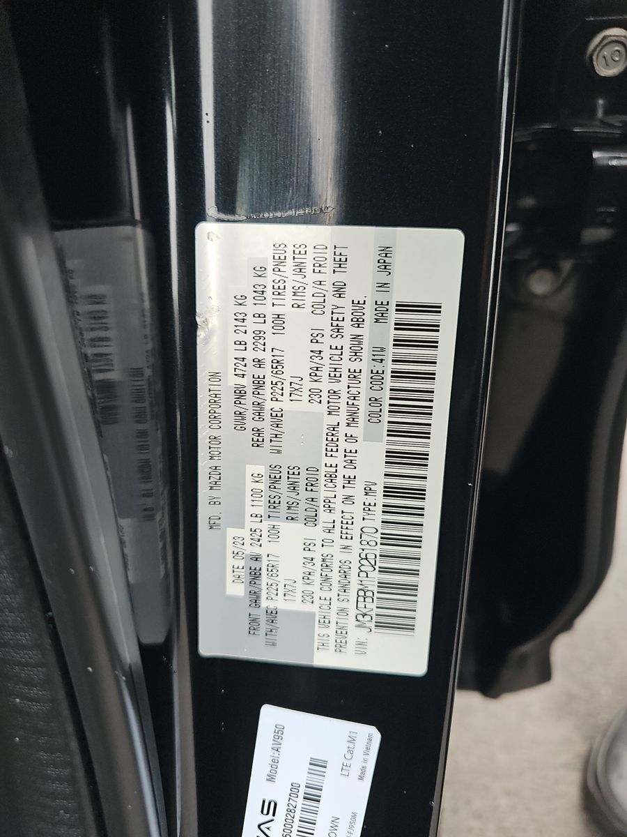 2023 MAZDA CX-5 2.5 S Select Package AWD