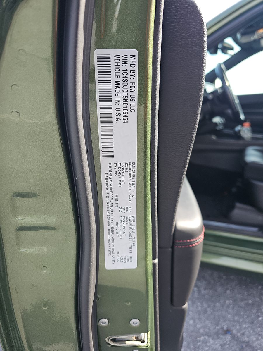 2022 Dodge Durango R/T AWD