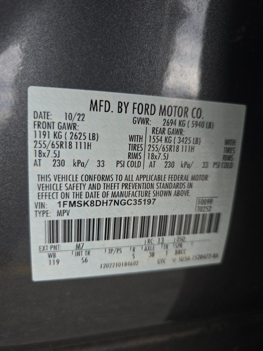 2022 Ford Explorer XLT AWD