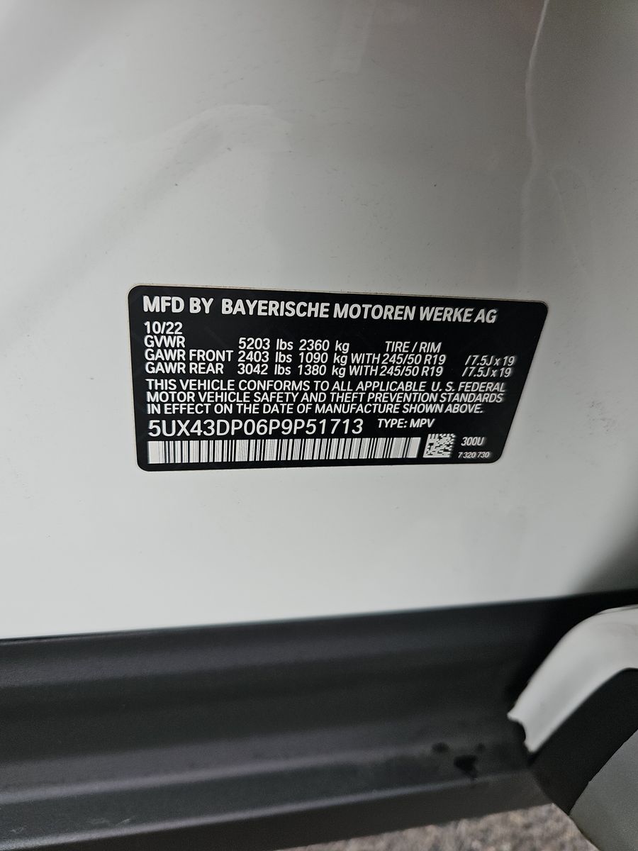 2023 BMW X3 sDrive30i RWD