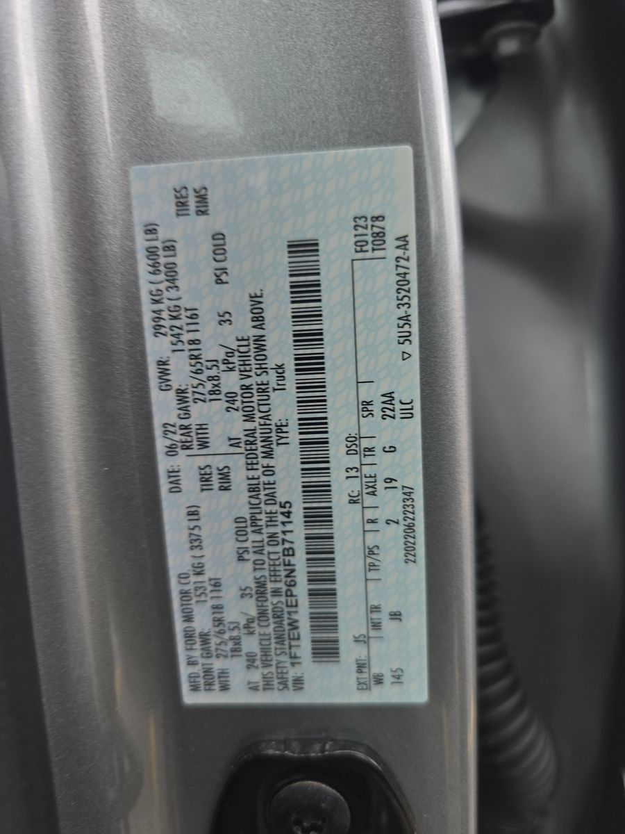 2022 Ford F-150 XL AWD