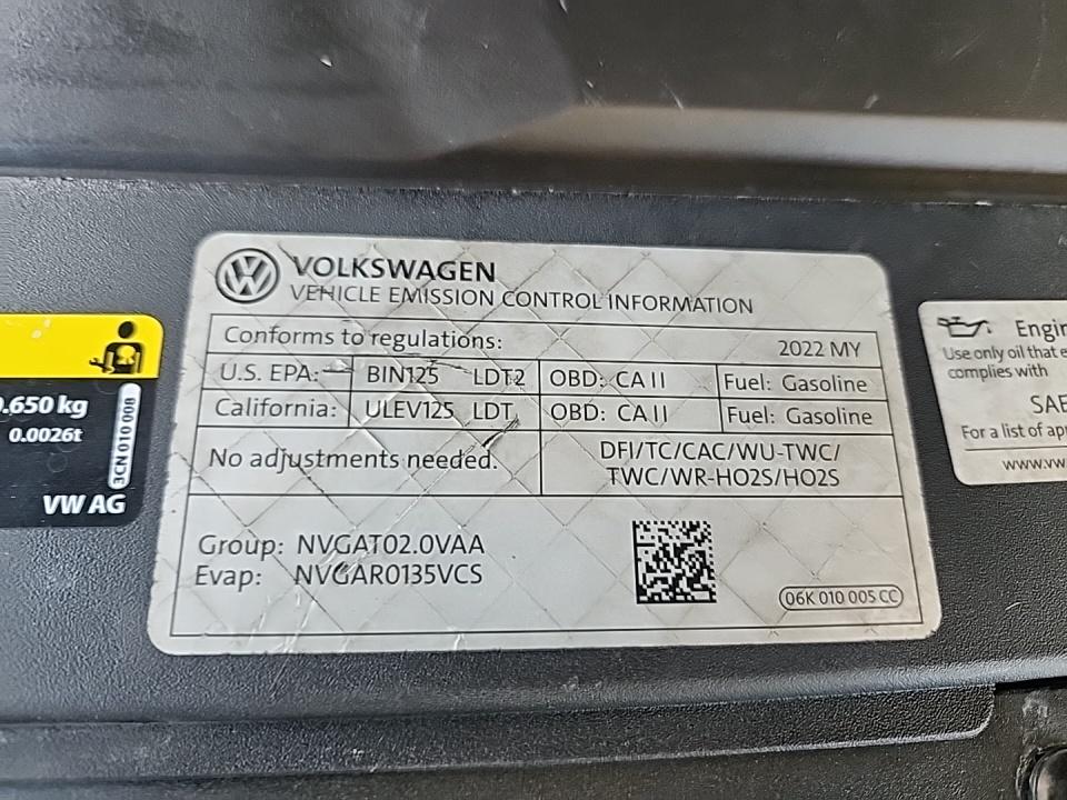 2022 Volkswagen Atlas 2.0T SE FWD