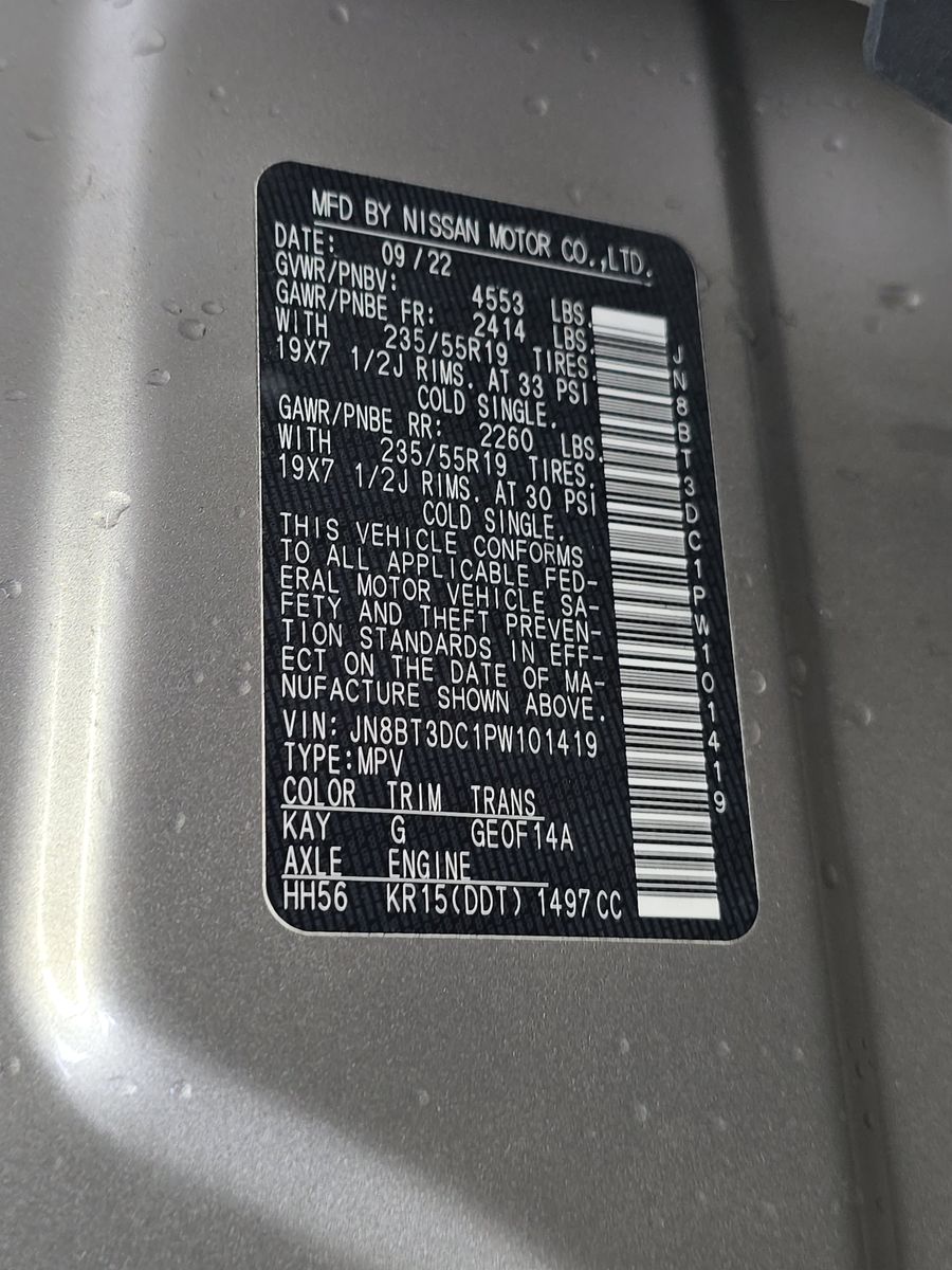 2023 Nissan Rogue Platinum FWD