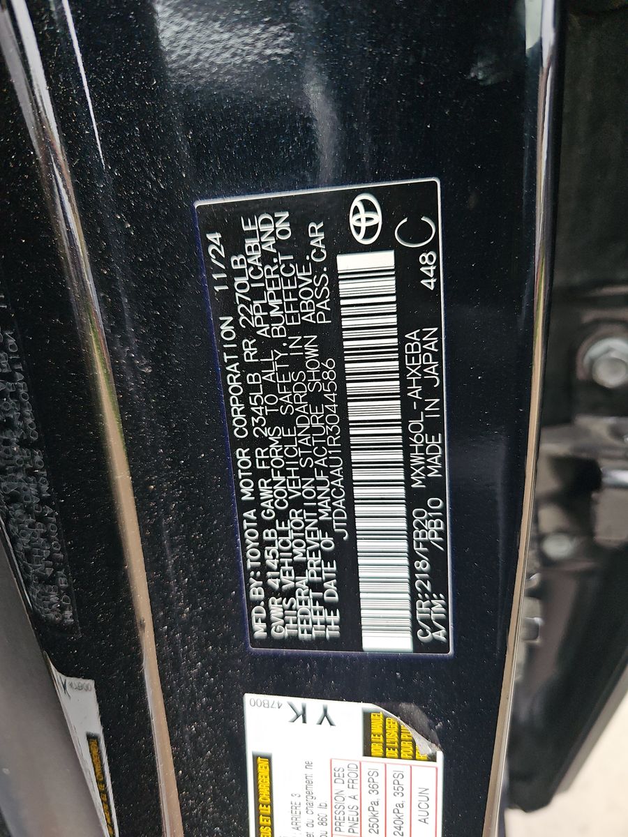 2024 Toyota Prius LE FWD